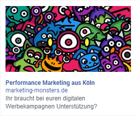 facebook ads rechte spalte beispiel