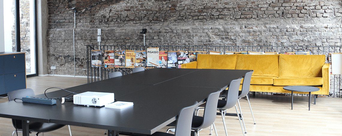 Das Büro der Marketing Monsters zweite Etage