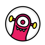 Icon Transparenz Monster